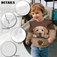 thumbnail image 7 of Xixirimido Labrador Dog Brown Print Toddler Girls Sweatshirt Crewneck Pullover Long Sleeve Tops Blouse Graphic Sweater T-Shirt Fall Winter Clothes Ruffle Shoulder, for 5-6Y, 7 of 7