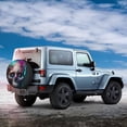 thumbnail image 5 of Fotbe Modern Abstract Colorful Skull B Spare Tire Cover Thickening Universal Fit for Jeep, Trailer, RV, SUV, Truck, Tough Tire Wheel Soft Cover-16 inch, 5 of 8