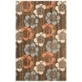 thumbnail image 5 of SAFAVIEH Blossom Heidi Floral Flowers Wool Runner Rug, Brown/Multi, 2'3" x 8', 5 of 10
