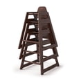 thumbnail image 5 of Foundations NeatSeat Wooden High Chair for Toddlers, Stackable, 3-Point Harness, Antique Cherry, 5 of 7