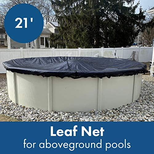 Winter Block Leaf Net for Above Ground Round Pool, 18'