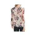 thumbnail image 2 of Vince Camuto Womens Puff Shoulder Long Sleeves Blouse Pink L, 2 of 2