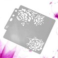 thumbnail image 2 of Drawing Stencil Assorted Patterns Hollow Out Art Painting Template for Craft Scrapbooking DIY Cake Decor (S03), 2 of 3