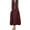 Wine Red, variant on ZANZEA Women Sleeveless O Neck Loose Tank Dress Side Pocket Casual Party Midi Dresses