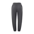 thumbnail image 7 of Hwmodou Female Pants Solid Color High Waisted Straight Leg Harem With Pockets Pajamas Casual Loose Sweat Slacks Dailywear Gym Trousers For Woman, 7 of 7