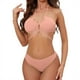 thumbnail image 2 of Conjuntos de bikini Prolriy para mujer, bikini de moda para mujer, dos trajes de baño de playa para mujer, trajes de baño para mujer, rosa M, 2 of 8