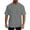 Gray, variant on Mens Henley Shirt Big And Tall Breathable Eyelet T Shirts Cozy Loose Short Sleeve Summer Tees Light Blue S
