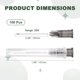 thumbnail image 2 of Uxcell 100 Paquete Aguja de Dispensación 22 Calibre 1 Pulgada, Aguja de Dispensación Luer Lock para Laboratorio Industrial, Puntas de Acero Inoxidable para Recarga de Inks y Pegamento Líquido, (Negro), 2 of 6