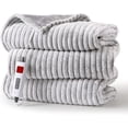 thumbnail image 3 of Danolaps Electric Throw Blanket,Cozy Luxury Faux Fur Ribbed Flannel Heated Throw with 6 Heating Levels & 4 Hours Auto Off,Fast Heating & Overheat Protection,Soft Ribbed Flannel Warming Blanket Machine, 3 of 6