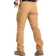 thumbnail image 5 of GrmtClth Cargo Pants for Men Ripstop Water Resistant Hiking Pants Lightweight Fabric Durable Travel Pants Fishing Pants with Multiple Pockets(No Belt) Earthy Yellow XXL, 5 of 9