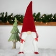 thumbnail image 2 of Northlight Standing Girl Gnome with Hands in Pocket Christmas Figure - 20.5" - Red and White, 2 of 6