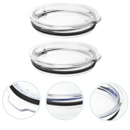 PTOOTP 4Pcs Travel Cup Lids Tumbler Lid Replacement As Material 30oz