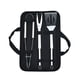thumbnail image 2 of Soidarity Herramientas para parrilla de barbacoa, tenedor portátil de mano para barbacoa de acero inoxidable, pinzas reutilizables para acampar, Estufas de camping 3 PIEZAS Soidarity OD011055-01, 2 of 6