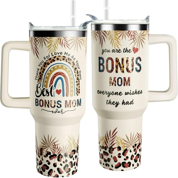 Godmother Proposal Mothers Day Birthday Gifts from Godchild, God Mother Gifts for Women, Godmother Gift 40 oz Cup Tumbler with Handle