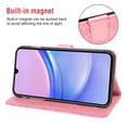 thumbnail image 5 of Asuwish Compatible with Samsung Galaxy A15 5G/4G Wallet Phone Case and Tempered Glass Screen Protector Flip Credit Card Holder Stand Mandala Flower Cell Cover for A 15 G5 15A Women Men Pink, 5 of 8