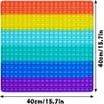 thumbnail image 2 of 441 Burbujas Más Grande Jumbo Enorme Rainbow Pop Pops Poppers It Juguete Sensorial Super Grande Extra Grande Fidget Gigante Mega Popet Popit, Poppet Popper Cuadrado, 2 of 5