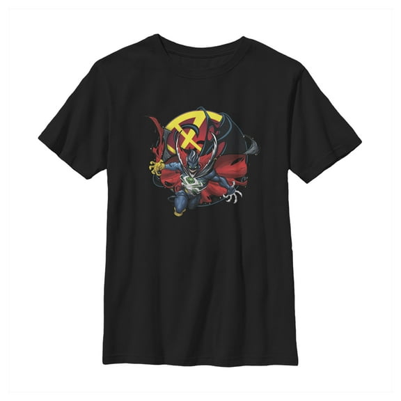 Boy's Marvel Venom Claw Symbol Graphic Tee Black Large