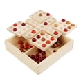 thumbnail image 1 of Rotate Gobang,Family Party Portable Board Game Accessories,Parenting Puzzle Board Game Chess Gobang,Tabletop Wooden Board Game Family Games,Handmade Wood Game Strategy puzzle,Chess Developing, 1 of 9