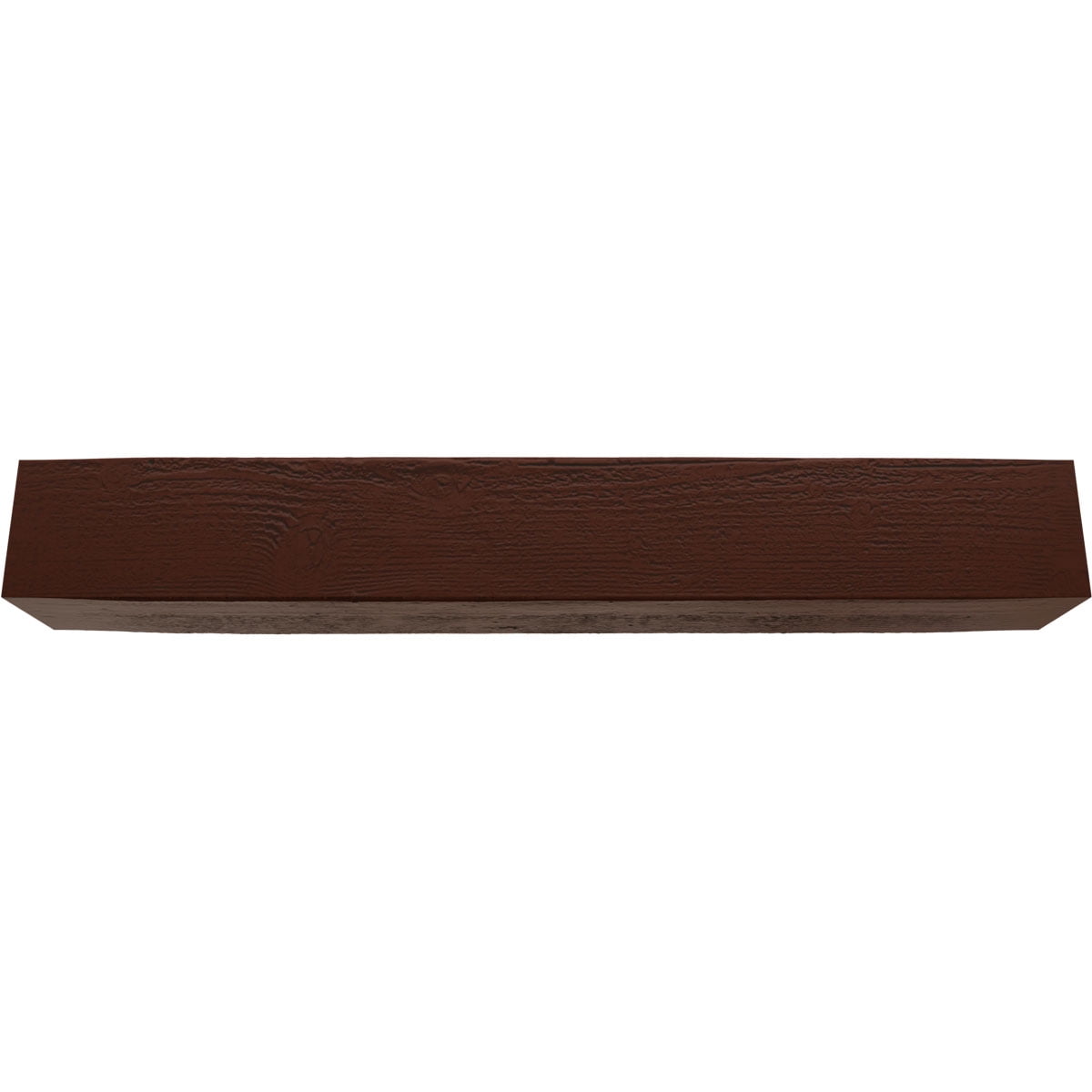 Ekena Millwork 10"W x 4"H x 8'L 3-Sided (U-beam) Rough Sawn Endurathane Faux Wood Ceiling Beam, Natural Pecan