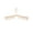 Beige*2pcs, variant on Cheers.US Non-Slip Clothes Hangers for Baby and Kids Hangers with Movable Clips, Heavy-Duty and Space-Saving with 8 Finger Clips,for Pants,Skirts, Coat-16.54" x 7.09"