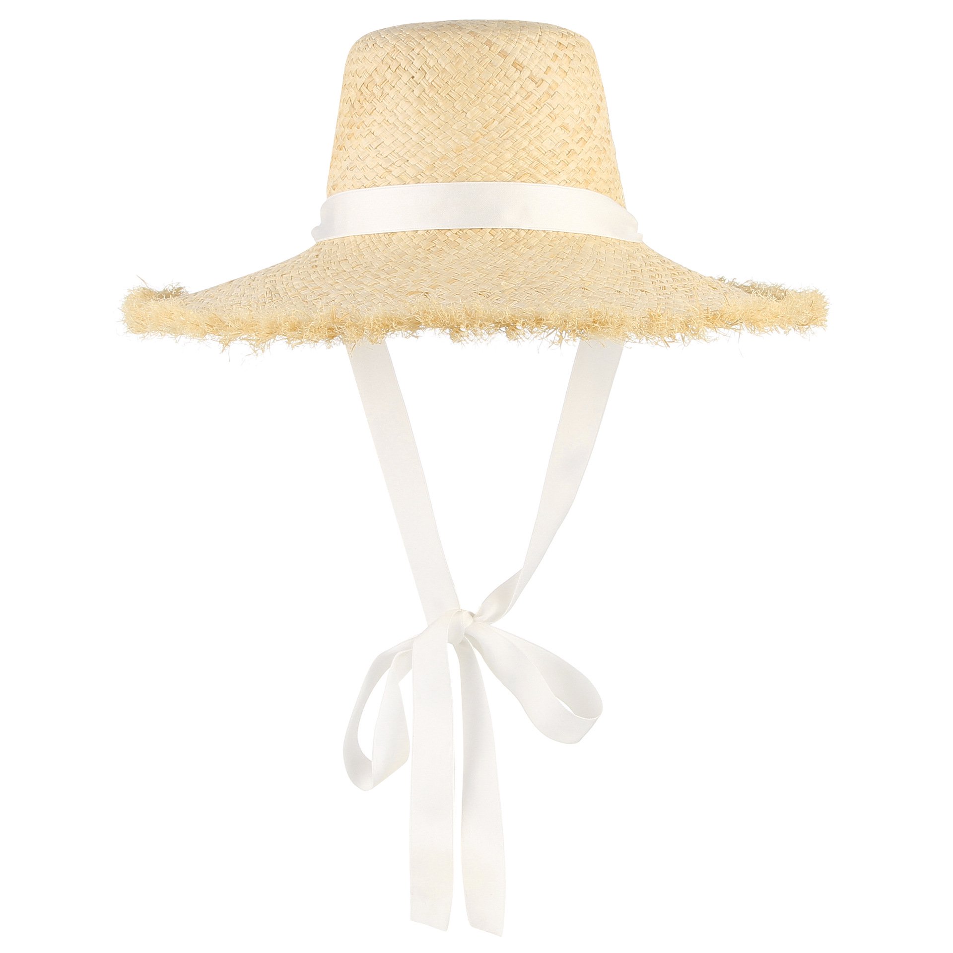 Womens Floppy Sun Hat with UPF 50, Wired Brim, Raffia Paper Women main image 2