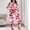 Pink a, variant on Halloween Plus Size Women's Pajama Set Pumpkin Ghost Bat Print Long Sleeve Crew Top Elastic Cuff Jogger Pants Soft Breathable Festive Night Loungewear, Ladies Pajamas Sets Pink a XXXXXL