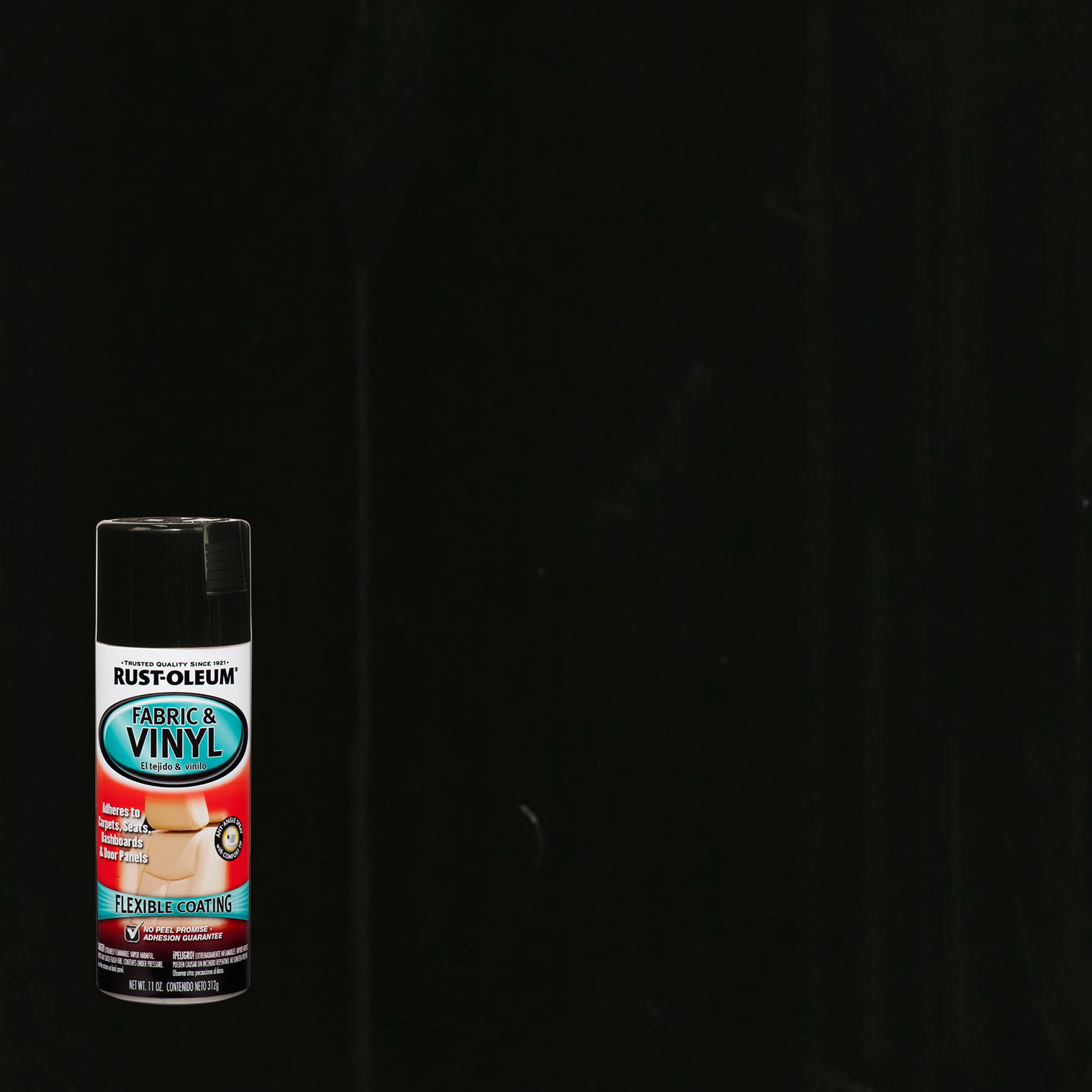 6 Pack, Black, Rust-Oleum Automotive Fabric and Vinyl Gloss Spray Paint-248918, 11 oz