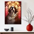 thumbnail image 3 of Saint Bernard Dogs Wall Art, Lovely Dog Canvas Art, Home living room décor, Pets Canvas - Dog Gift Valentines Day for Him and Her, 3 of 4