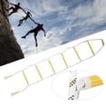 thumbnail image 3 of Ladders, Nylon Climbing Rope Ladder Strong Carrying Capacity Nylon  for Aerial Work for Emergency for Underground Rescue 2m, 3 of 8
