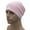 Pink, variant on IDALL Beanie Skull Cap Men And Women Baseball Cap Simple Solid Color Candy Color Pile Cap Pullover Fashion Running Hat Hats for Men A One Size