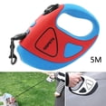 thumbnail image 1 of Correa retráctil para perros, correa extensible de gran resistencia para de edad, fuerte cinta de -, y bloqueo - Red_16ft Colco correa retráctil, 1 of 8