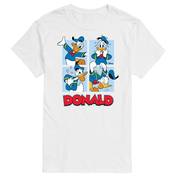 Disney - Donald Duck Grid Short Sleeve Graphic T-Shirt