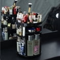thumbnail image 4 of Caja de almacenamiento de acrílico para cosméticos, transparente, giratoria, para el hogar, para lápiz labial, cuidado de la piel, tocador de escritorio, 4 of 5