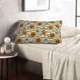 thumbnail image 6 of Lsque Cute Sunflowers Pattern Pillow Case – Soft & Cozy Throw Pillow Cover, Hypoallergenic Cushion Case for Sleeping Women with Envelope Closure-20"x30", 6 of 6