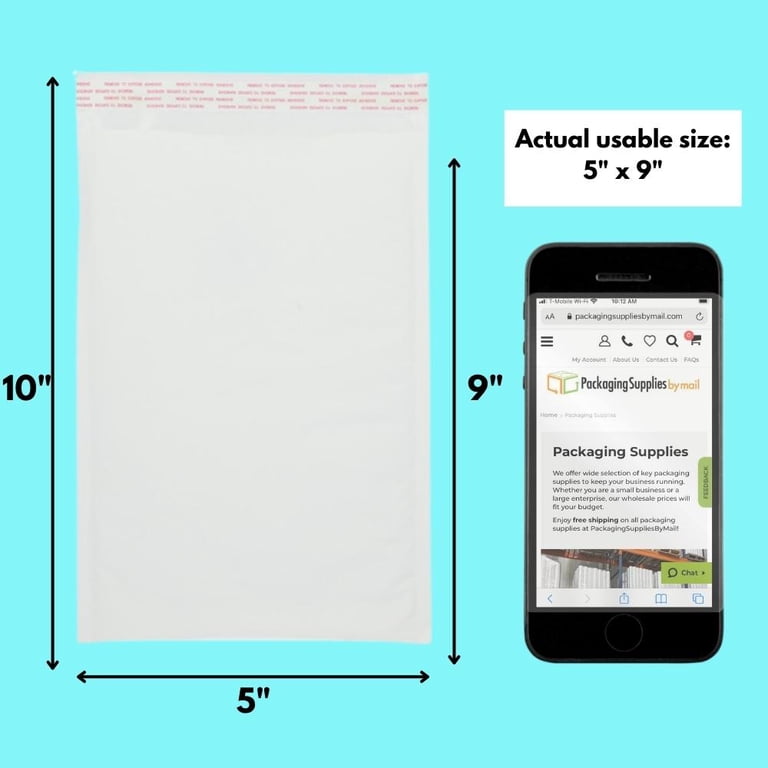 Kraft Bubble Padded Envelopes - All Sizes, White Laminated Paper, Shipping Mailers