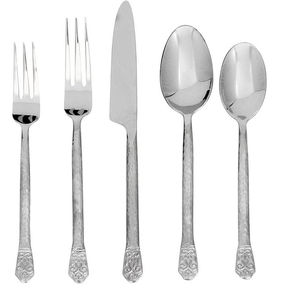Gourmet Settings (GS) Tristan 18/10 Stainless Steel 5pc. Place Setting - Glossy