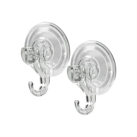 

Worallymy Hooks Holders Self-adhesive Seamless Heavy-Duty Wall Hanger Waterproof Reusable Punch-free Hook Home Kitchen Shower Window L/2Pcs/Set