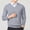Dark Gray, variant on Jalioing V Neck Dressy Sweaters for Men Fall Winter Casual Long Sleeve Solid Sweater Tops Classic Knit Shirts