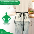 thumbnail image 5 of Cute Ducks with Hat Server Apron with 3 Pockets Waterproof Waitress Waist Short Apron for Man Woman 12 Inches, 5 of 7