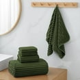 thumbnail image 2 of Extra Large Bath Towel Set of 6 (40"x80"),Oversized Bath Sheet Super Soft Highly Absorbent Microfibers Quick Dry Luxury Shower Towel for Bathroom Spa Gym Hotel Yoga (Olive Green, 6Piece), 2 of 18