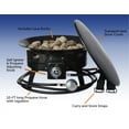 thumbnail image 4 of Flame King Portable Propane Fire Pit, 19 inch, Smokeless, Self-Igniting, 58,000 Btu, 4 of 16