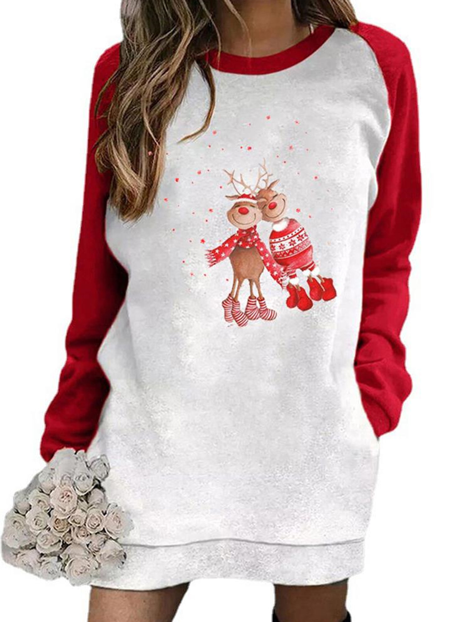 Christmas t shirt dresses uk Clearance
