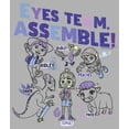 thumbnail image 2 of Boy's Ridley Jones Eyes Team, Assemble! Graphic Tee Athletic Heather Small, 2 of 5