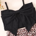 thumbnail image 3 of Popshion Baby and Toddler Girls Crop Tops and Leopard Skirt Sets, 2-Piece, Size 18 Months-7 Years, 3 of 7