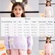 thumbnail image 3 of Cowsor Girl Printed Sweater, Girls Winter Sweaters Long Sleeve Knitted Warm Pullover Tops for Kids, 3 of 6