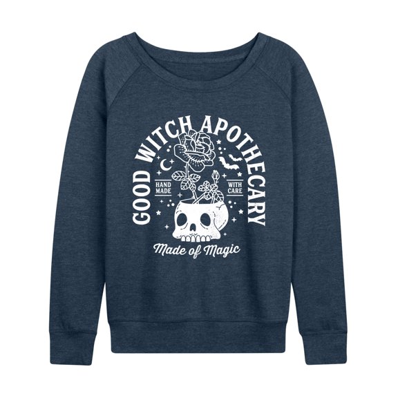 Instant Message - Good Witch Apothecary - Women's French Terry Long Sleeve Pullover