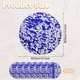thumbnail image 2 of 16Pcs Manteles Redondos Desechables Azules, 13" Decoraciones de Mesa con Brillos Metálicos, 2 of 6