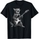 thumbnail image 1 of Summer t Shirts Cat Playing Guitar Rock Star Rock and Roll For Men Women Kid T-Shirt, 1 of 6
