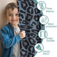thumbnail image 3 of Blackout Kids Curtains,Black Leopard Pattern Childrens Insulated Curtains Set Of 2,Bedroom Essentials,Toddler Room Decor 42"x84", 3 of 5