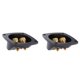 thumbnail image 1 of 2 Piezas Heimwerken Car Stereo Altavoces de 2 Vías Terminal de Caja forma forma forma Doble Enlace Hugo Conector terminal, 1 of 8